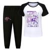 Children's Summer Sports T-shirt And Pants Two-piece Sportswear Set Short-sleeved Printed Clothing Suit