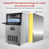 250W Commercial Electric Ice Maker 30L Large Capacity Stainless Steel Ice Making Machine Kitchen Cube Ice Maker