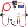12V 140A Adjustable Dual Battery Isolator Split Charge Dual Battery Smart Isolator LCD Display Voltage Setting For Camper Car RV