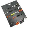 Cat Witch Ear Studs Skull Enamel Cross Pendant Trendy Halloween Earrings  Party