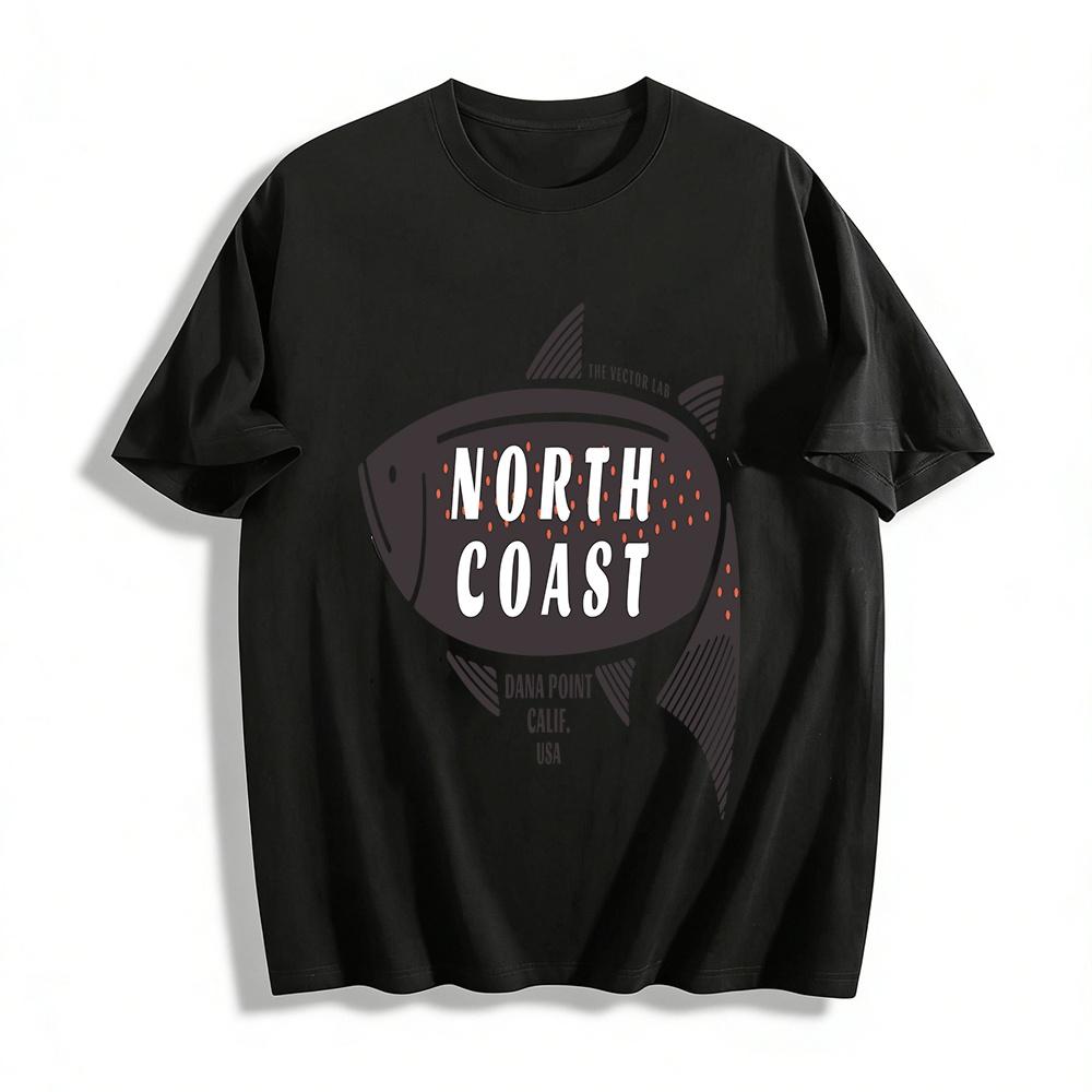 North Coast Dana Point Calif USA Graphic Casual Tee Pure cotton T-shirt XXS