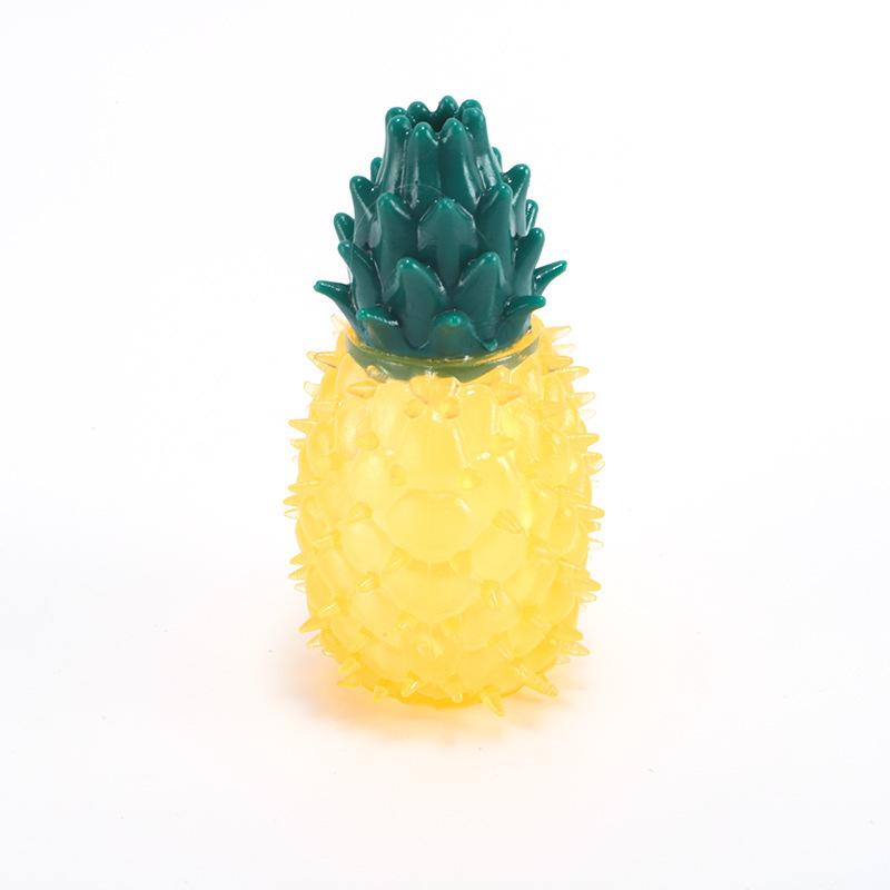 Squeaky Dog Toy Shape Freezable TPR Rubber Toy for