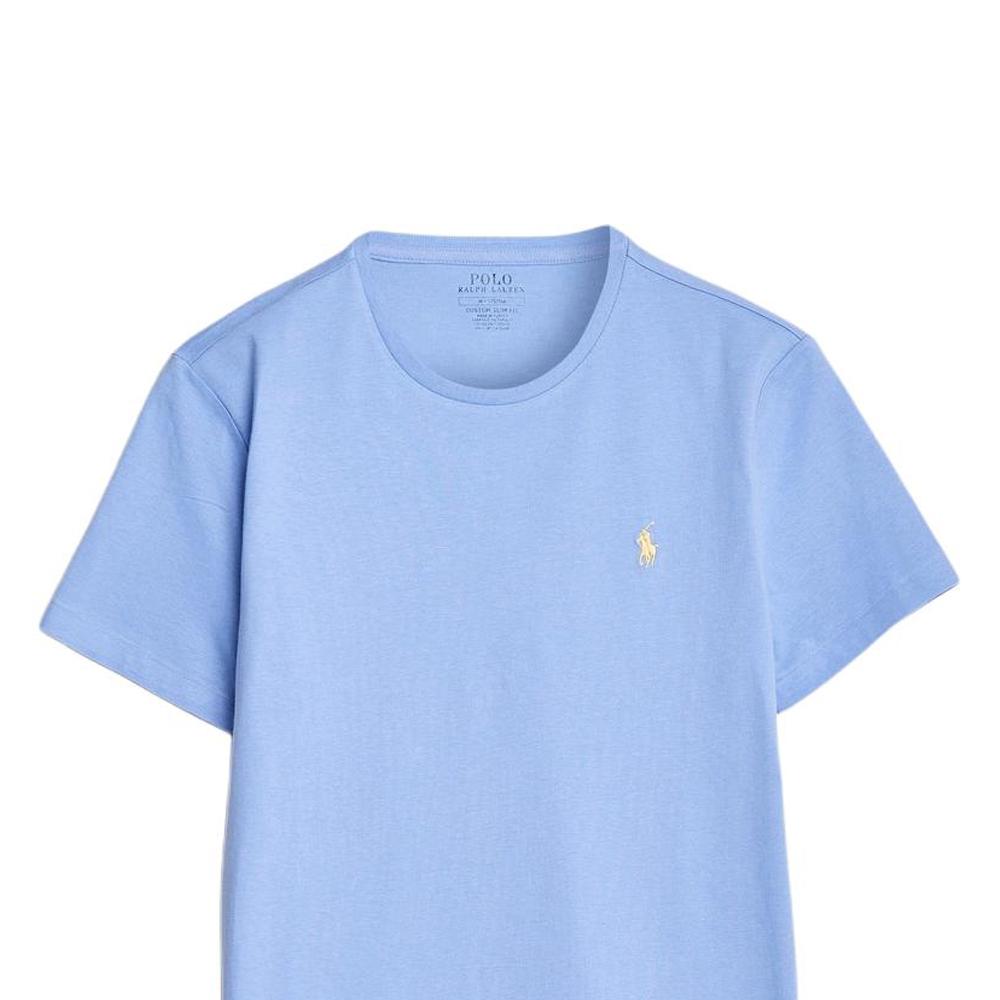 Polo Ralph Lauren Crew Neck Pony Embroidered Short Sleeve T-Shirt Men Tops Blue 710865767-018