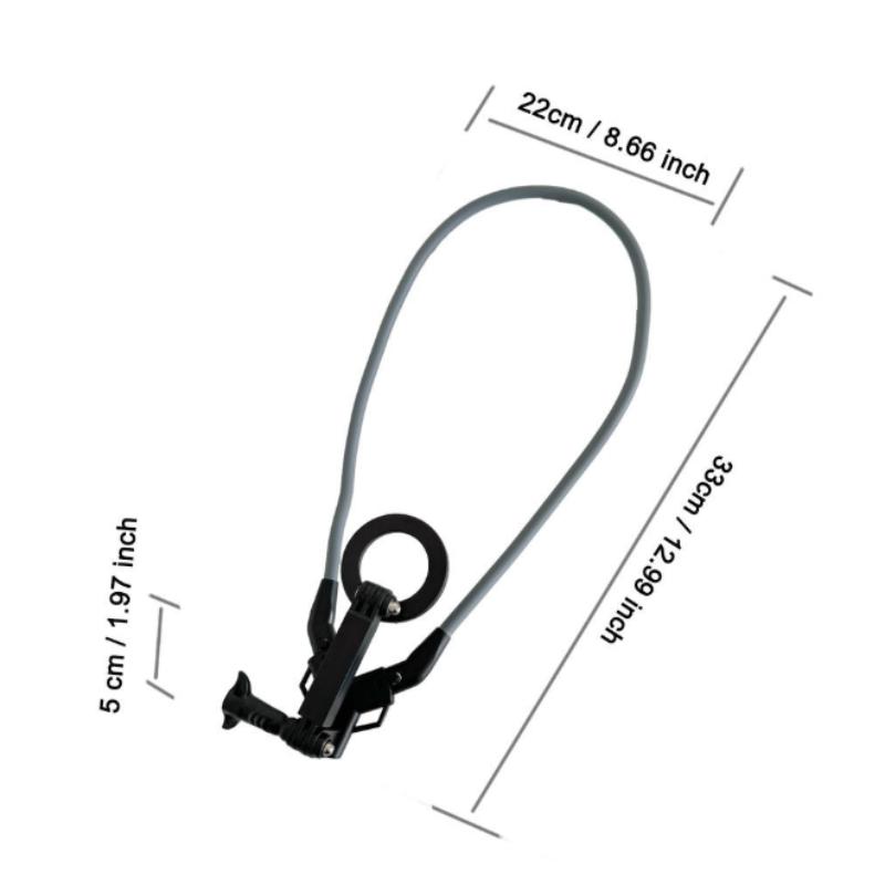 Magnetic Hanging Neck Stand For Phone Wearable Mobile Phone Holder With Tripod Function Video Selfie Stick Support