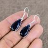 Blue Topaz Gemstone Handmade 925Sterling Silver Jewelry Earring 1.50" KKG-121