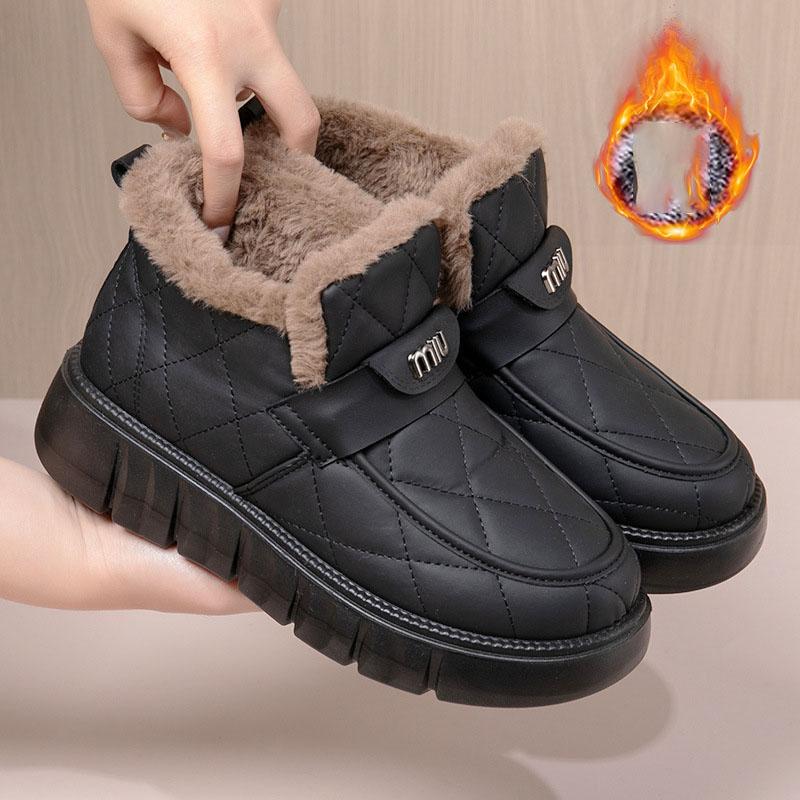 Winter Women's Cotton Boots Thick Bottom Skid-proof Durable Cold-proof Warm Women's Shoes Free Shipping Women' Shoes