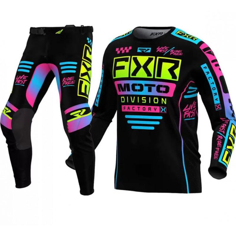 Schnelltrocknendes Radtrikot-Set Atmungsaktive Performance-Kleidung Mountainbike Downhill Racing Unisex