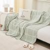 INS Sofa Cover Chenille Striped One-piece Type Sofa Blanket Modern Living Room Decoration Towel Universal Sofa Cover 1/2/3/4Seat