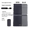 Portable Foot-Operated Double Camping Pad - Lightweight, Moisture-Proof Inflatable Mattress for Outdoor and Car Use
