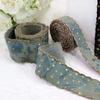 1 yard 38MM Gold Star Denim Cloth Ribbon 38MM Width Clothing Sewing Supplies  Clothing Sewing