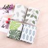 Tragbares Fotoalbum Mini bedrucktes Stoff-Einsteckalbum Floraler Aufdruck Scrapbook mit transparenten Hüllen Seiten Leichtes Retro-Stil Tasche