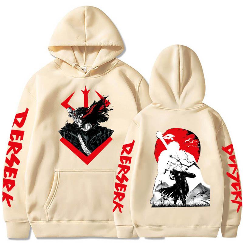 Berserk Guts Retro Streetwear Hoodie