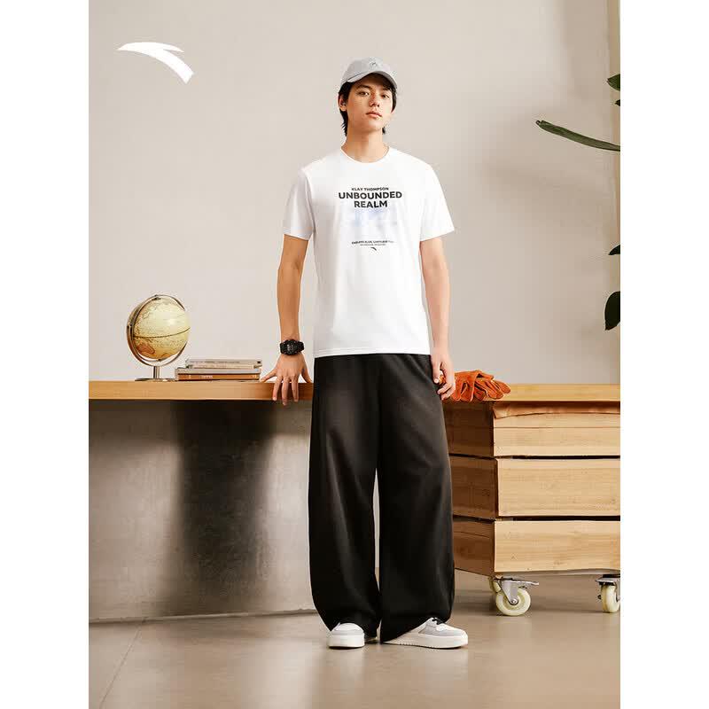 ANTA Men's Loose Fit Woven Sports Pants