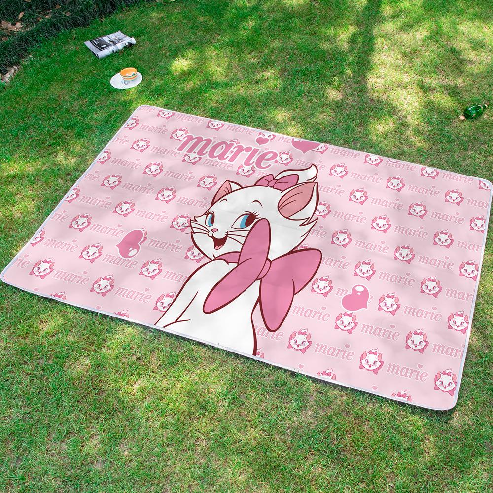 

Mary cat moisture-proof mat music festival picnic mat outdoor folding portable waterproof spring outing camping lawn mat 100cm wide*150cm long