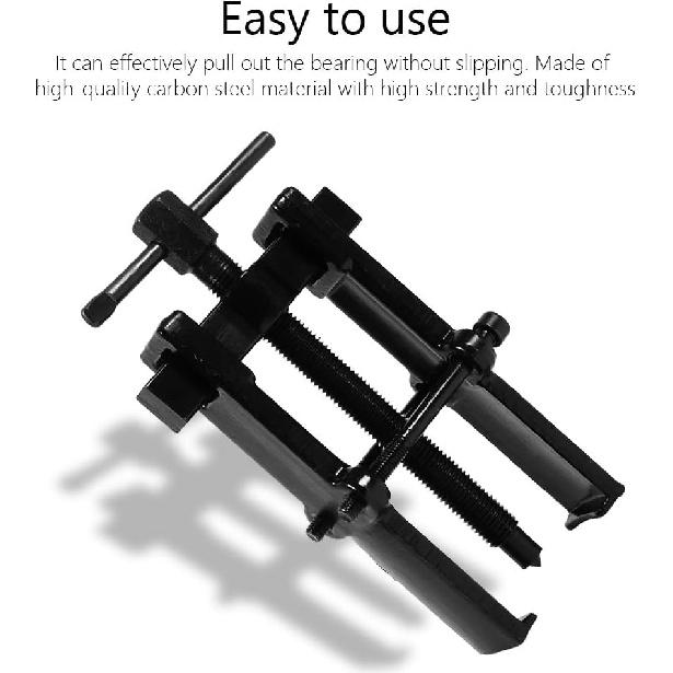 2 Jaw Bearing Gear Puller, Adjustable Two Jaw Bearing Puller Tool Carbon Steel Pump Pulley Remover Straight Type (Size : 4" 4080mm/16"31") Auto