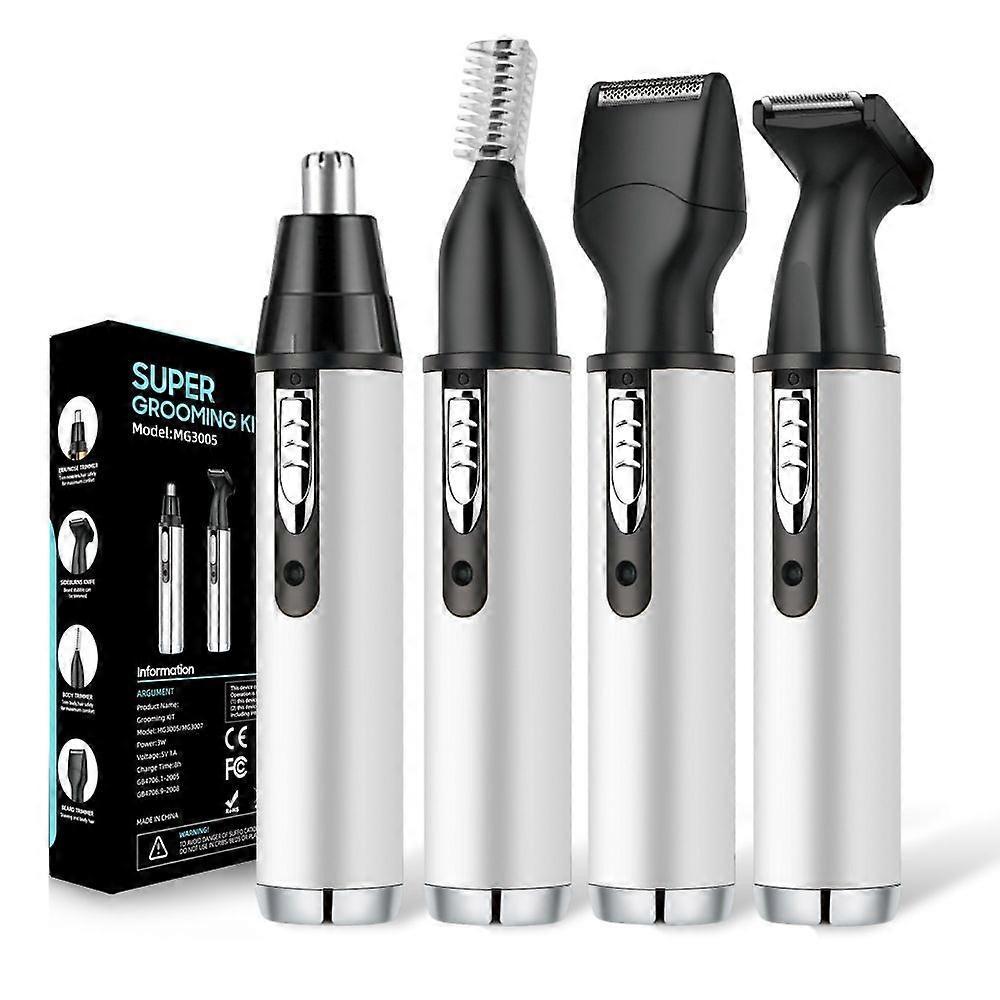 4-in-1 Multifunctional Electric Nose Hair Trimmer Set A Gift for Your Husband