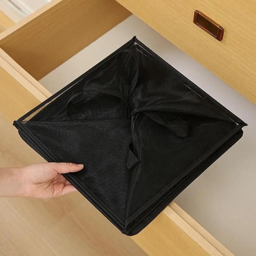 Large Capacity Laundry Hamper Breathable Mesh Storage Basket Square Dirty Clothes Basket Home