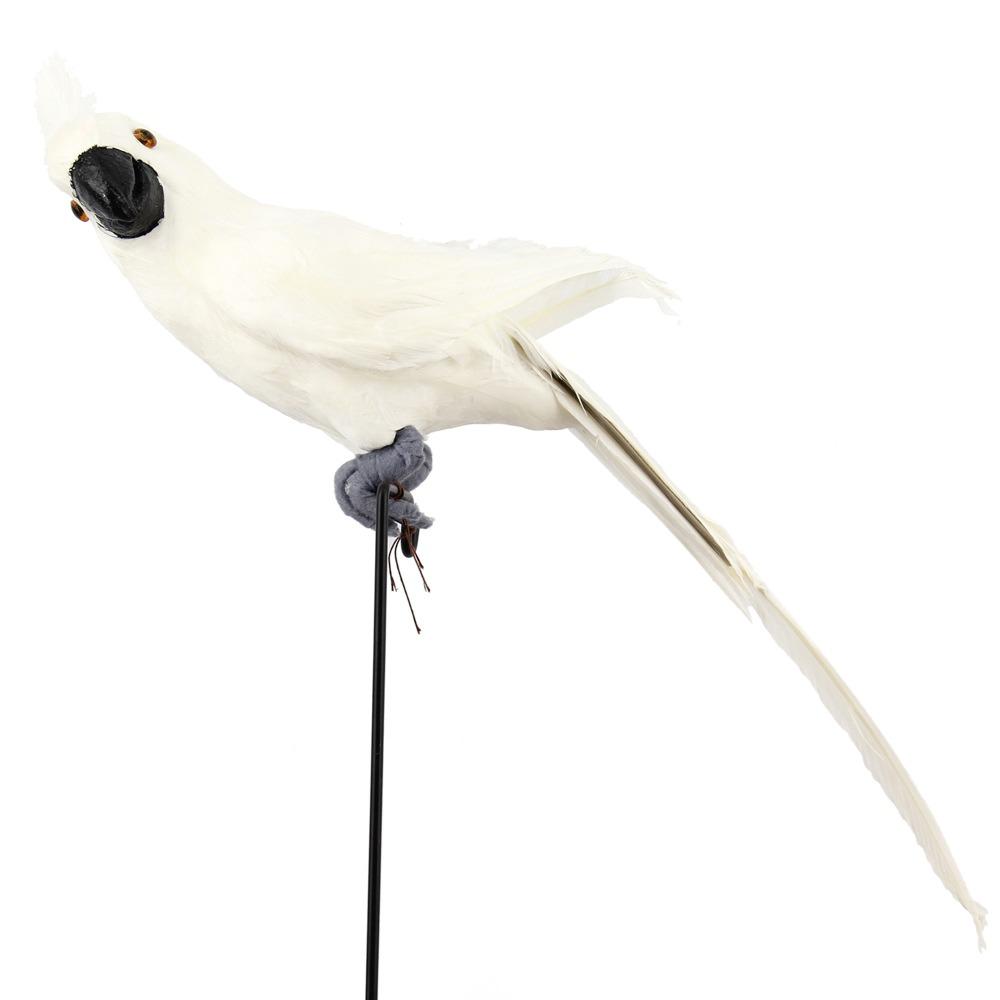 Multicolor Artificial Bird Model Foam Garden Decorative Bird Simulation Parrot  Garden Ornament