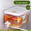 Plastic Beverage Keg with Tap for Lemon, Fruit, Milk Tea, Plum Juice, or Cola.