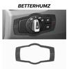 For BMW X1 E84 2010-2015 Made of Alcantara Car Interior Headlight Switch Knob Panel Trim Frame Performance Sticker Accessories