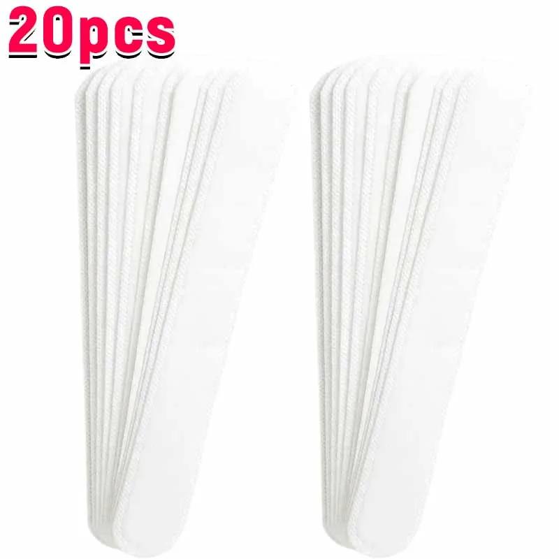 10-40pcs Women's Hat Sweat Absorber Stickers Men Anti-dirt Sports Belt Cap Rim Invisible White Tape Hat Size Reducer Liner Pads