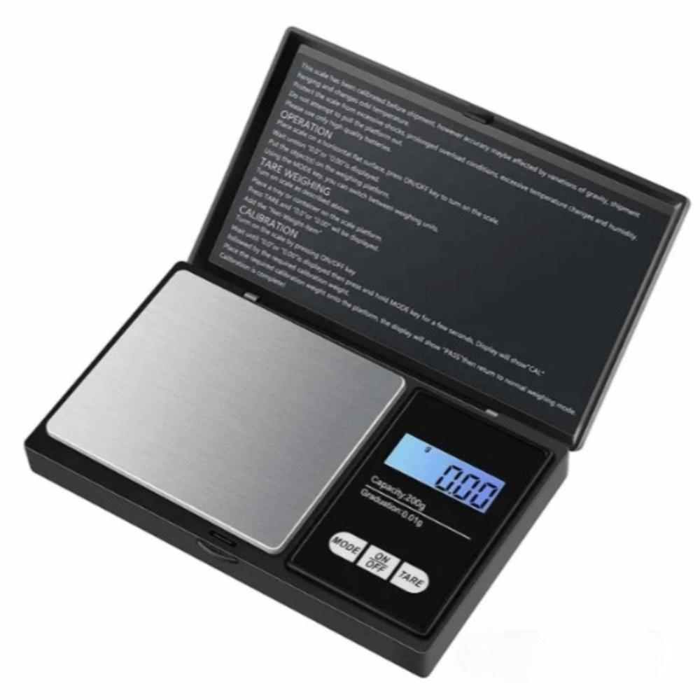 

Gram Pocket Scale High Precision Jewelry Scale Mini Electronic Scales Gold 1000g/0.1g чёрный