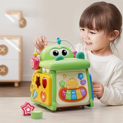 Children's Multifunctional Hand Drum Six Or Seven Drums Baby Drum Baby Early Education Educational Toys Polyhedron