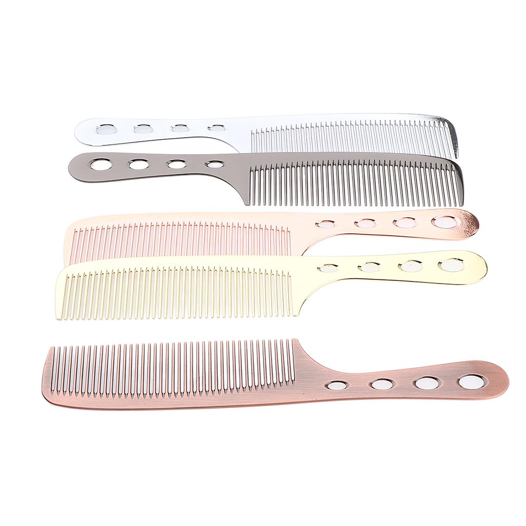 Detangling Barbers Comb Fine Tooth Styling Comb Anti Static Hairdressing Tool for Salon Hair Coloring
