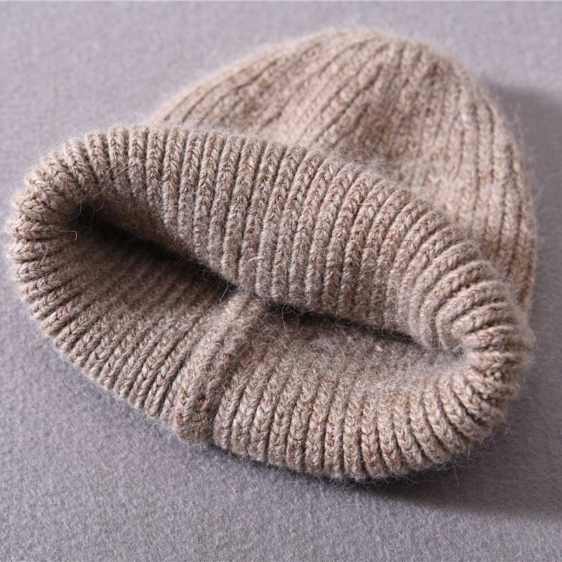Baby rabbit velvet classic striped boys and girls knitted hat autumn and winter soft waxy cute wool hat to keep warm