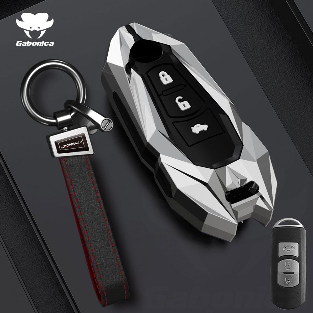 New 2 3 Buttons Zinc Alloy Car Key Fob Case Cover For Mazda 2 3 6 Atenza Axela Demio Cx30 Cx-4 Cx-5 Cx5 Cx-3 Cx7 Cx8 Cx-8 Cx-9