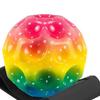 High Elastic Rebound Wrist Ball with Polygonal Grip And Moon Bumps for Kids And Seniors Stress Relief Fitness Toy Adjustable Cord Wrist Exercise Ball