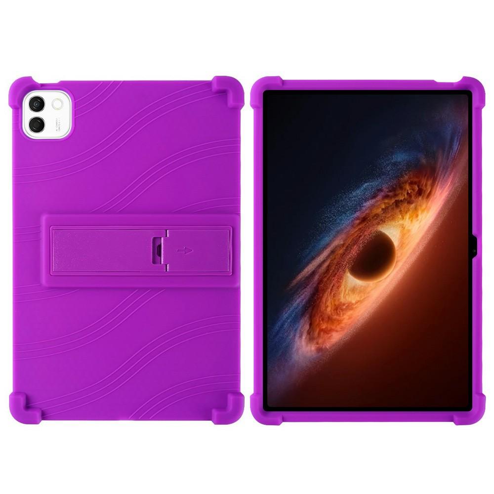 Étui For Honor MagicPad 4 avec Support Réglable, Housse de Protection en Silicone pour Tablette - Bleu Foncé violet