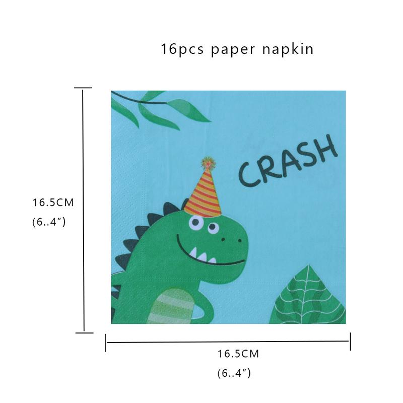 Dino Party Supplies Dinosaur Balloons Paper Straws Cups Plates Kids Boy Birthday Party Decoration Jungle Dinosaur Party Decor