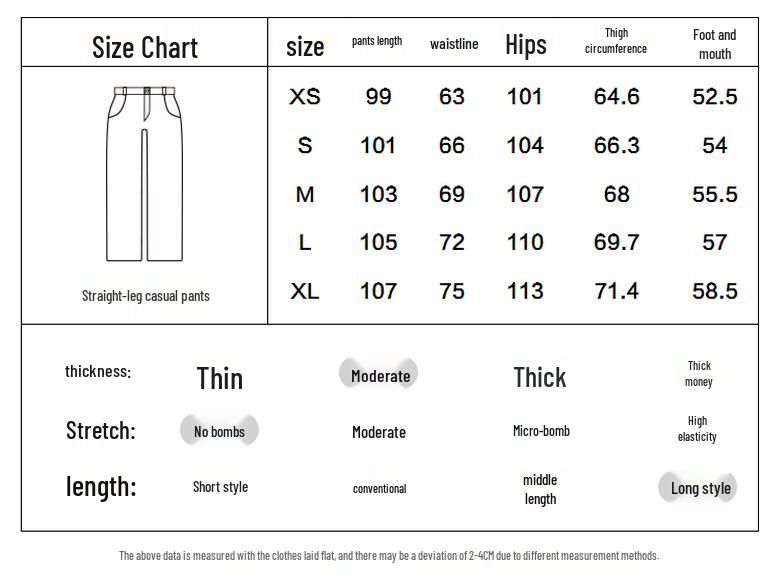 PEACEBIRD Women's High-Waisted Wide-Leg Casual Trousers