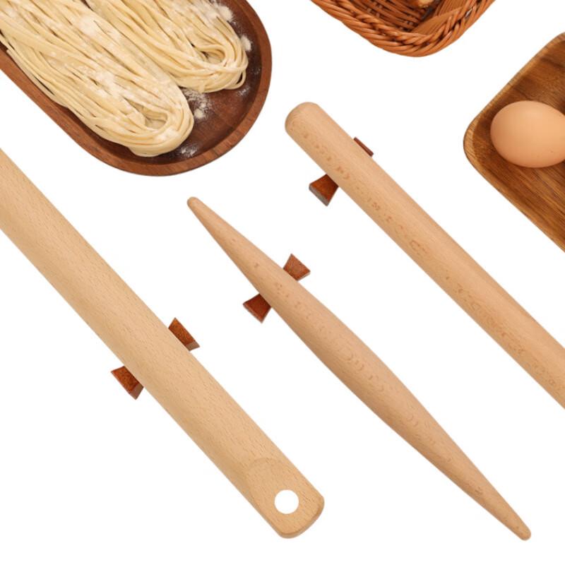 ZISIZ Beechwood Rolling Pin Set