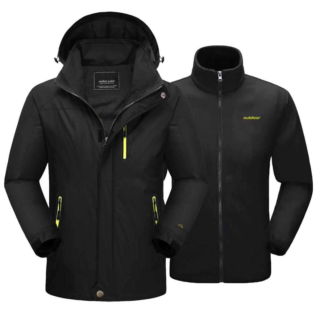 Buy SUGAW Waterproof Jacket Men's Winter 2in1 Ski Snow Jacket Coat