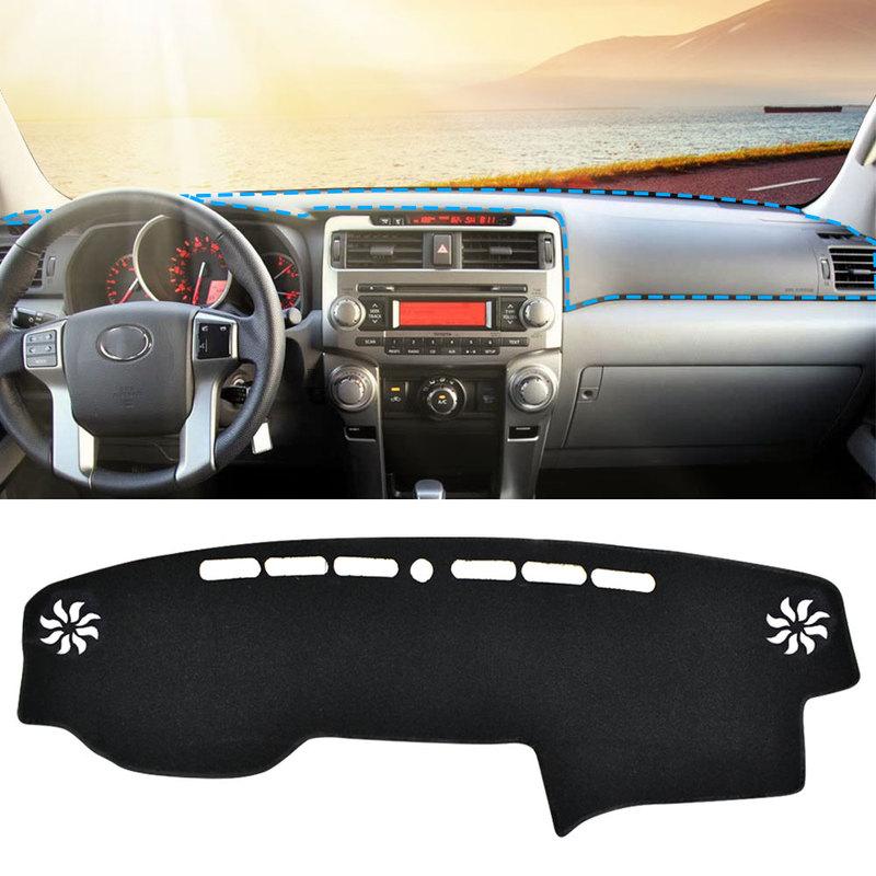 Dashboard Cover Mat for Toyota 4Runner 2010- LHD Dash Cover Sunshade Glare UV Rays Non-slip Protector Carpet Car Accessories