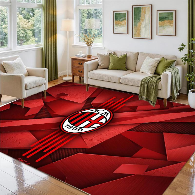 AC Milan Design Crystal Velvet Rug Soft Decorative Mat for Bedroom Entrance