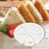 Onigiri-shaped 6-hole onigiri maker non-stick triangular sushi mold kit Master press easy convenient restaurant home cooking commercial kitchen