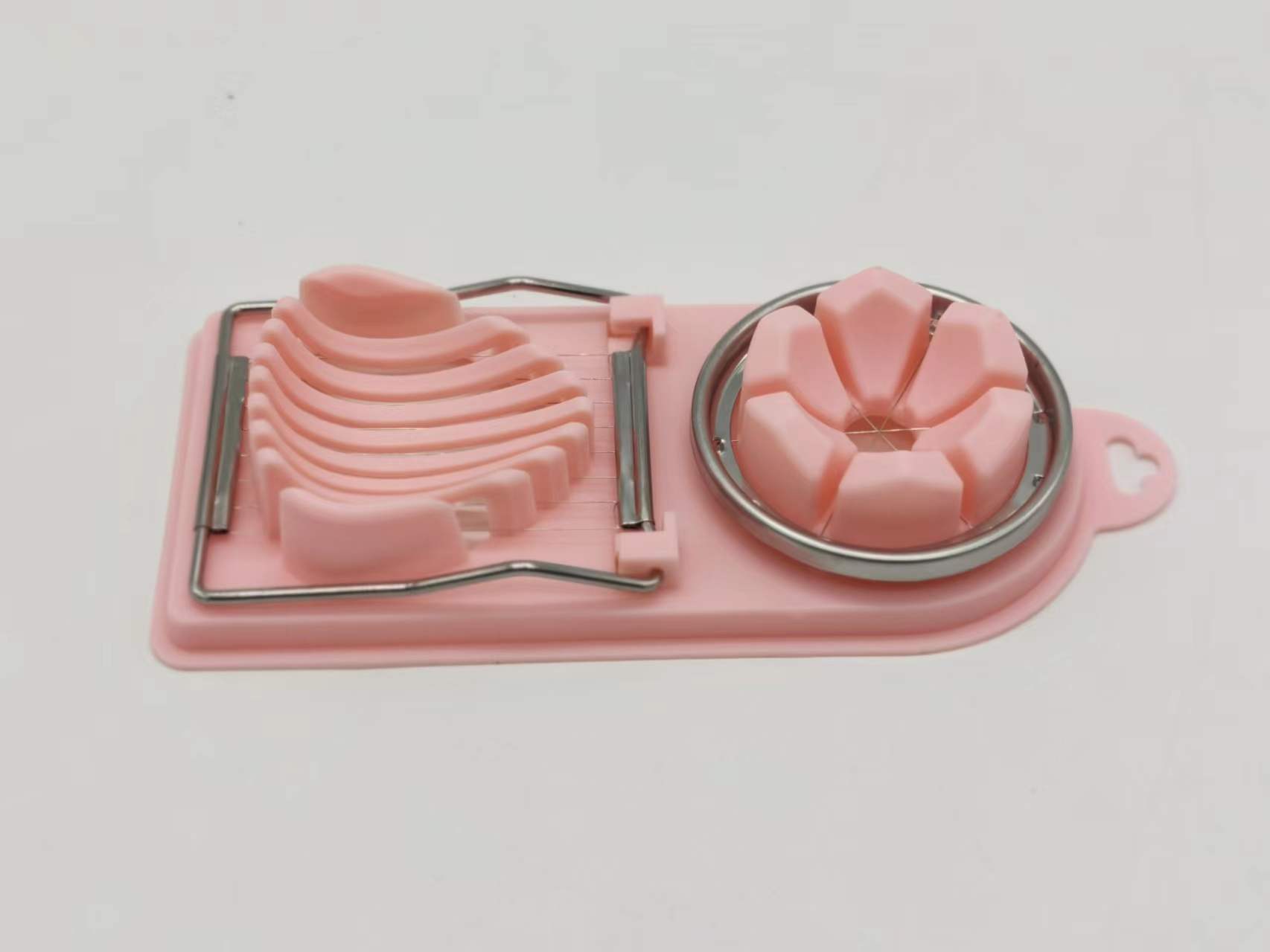 Multifunctional Egg Cutter Stainless Steel Egg Slicer Sectioner Cutter Mold Flower-Shape Luncheon Meat Cutter Kitchen Gadgets