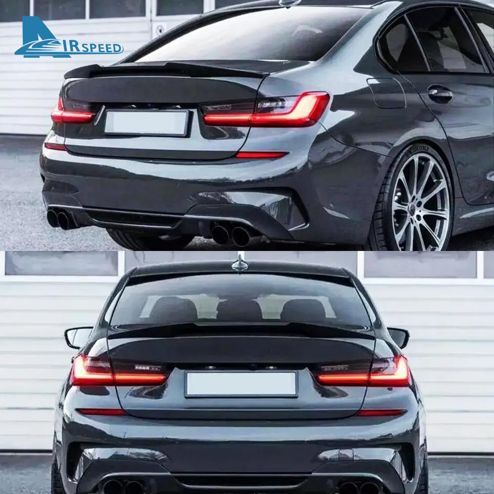 M4 Style Rear Wing Trunk Lip Spoiler for BMW 3 Series G20 G28 2019-2022 330i 330e