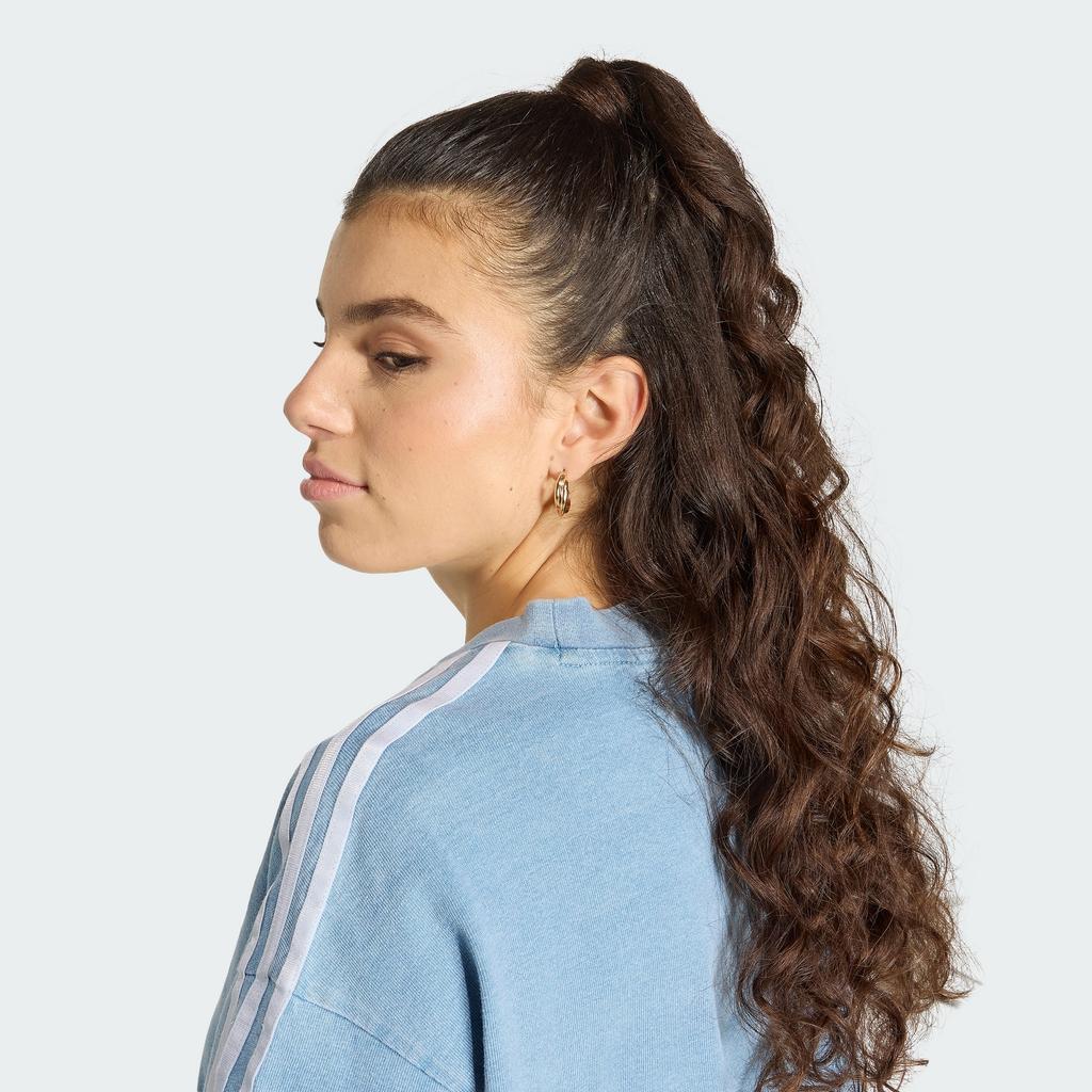 ADIDAS Adilenium Season 5 Oversized Denim T-Shirt - Light Blue / Kz5011