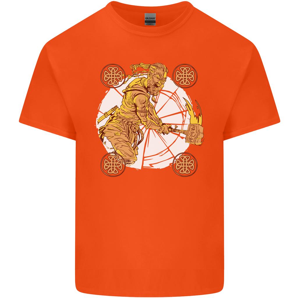 A Viking With a Hammer Thor Tribal Valhalla Unisexs Light Cotton TShirt