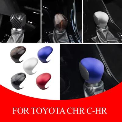 Adesivo de manopla de câmbio de carro em ABS, patch protetor para Toyota CHR C-HR 2016 - Acessórios para carro
