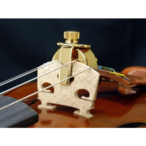 My Mute Violin Silencer, Premium Gold-Plated Finish, Weight: Approx. 65g (MM-V)