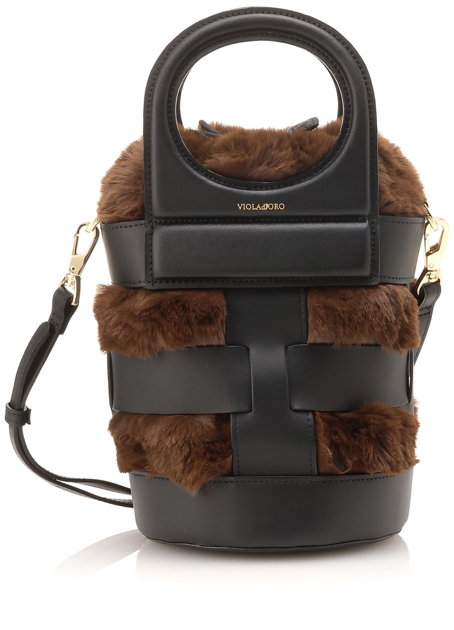 

ELMO black x brown [Viola D oro] V-8646 Women s