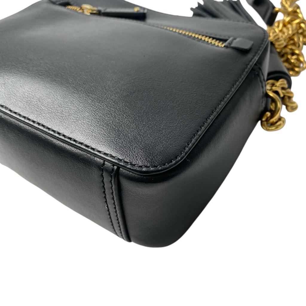 Used Anya HindmarchShoulder Bag black leather Women