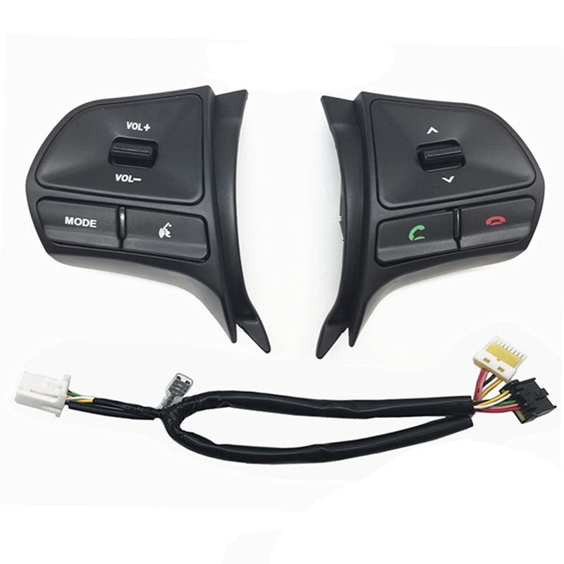 Steering Wheel Cruise Control Switch Multifunction For KIA RIO K2 2011-2014 With Backlight-A14Z