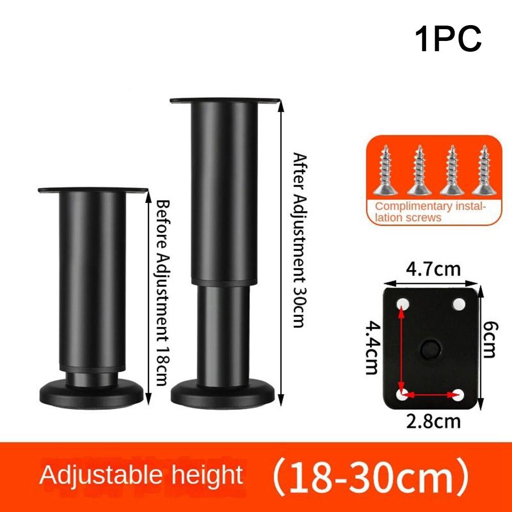 Möbelfötter i rostfritt stål Justerbar soffnivåfot Nya bordsfötter Möbler