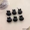 10Pcs Korean Style Fashion Mini Side Bangs Clip Seamless Small Hair Claws Frosted Princess Love Flower Rabbit Braided Hair Clip